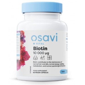BIOTIN 10000 MCG 60 CAPS