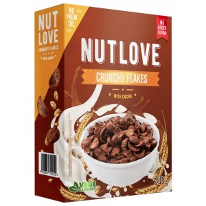 NUTLOVE CRUNCHY FLAKES COCOA 300 GR