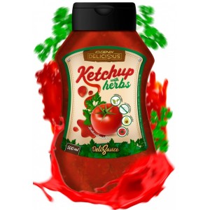DELISAUCE KETCHUP HERBS 500 ML